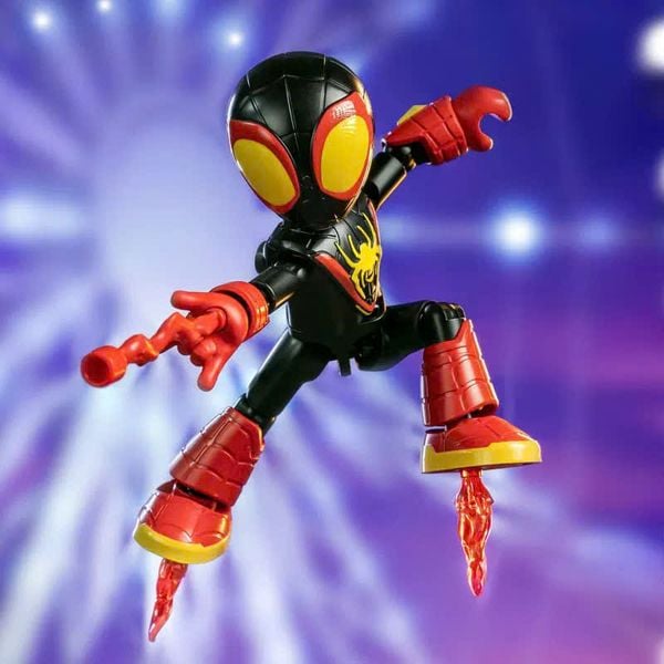 Mô hình Blokees Spidey & His Amazing Friends Level 02 Miles Web-Spinners Suits dễ lắp ráp, đang có tại nShop