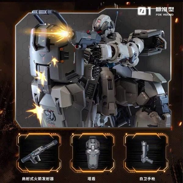 Moshow Tyrant FOXHOUND Tactical Standard Illustrious Class 1 100 action figure cao cấp, khớp linh hoạt chất lượng tốt