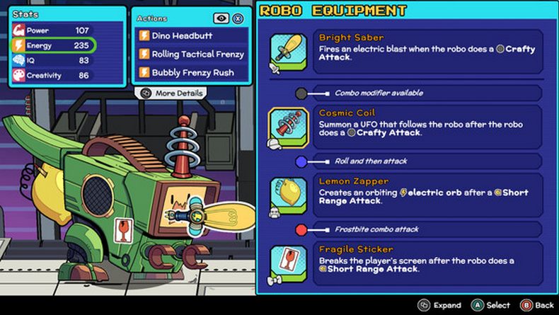 Robo Frenzy có thể chơi solo hoặc cùng bạn bè