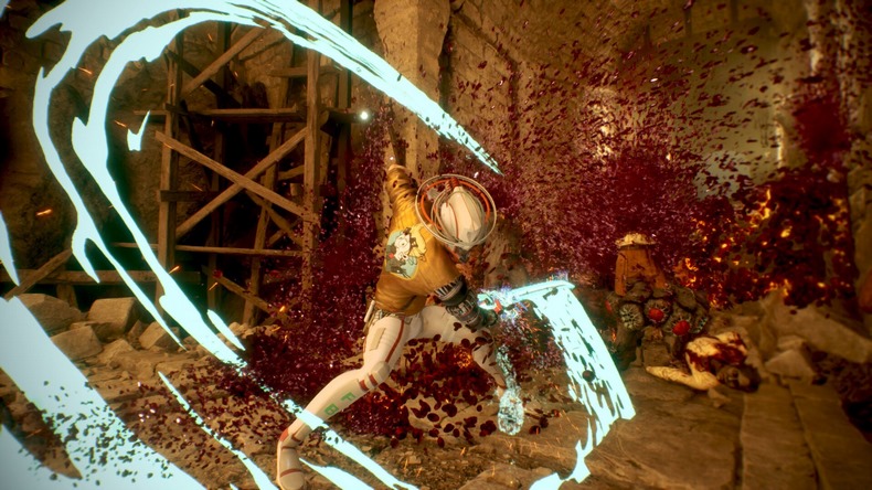 Điểm nổi bật của ROMEO IS A DEAD MAN là phong cách Hành động đẫm máu
