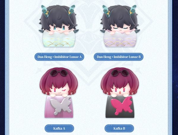 Mihoyo Honkai Star Rail Fingertip Keycap hộp mù blind box nút thay thế bàn phím cơ có bán tại nShop