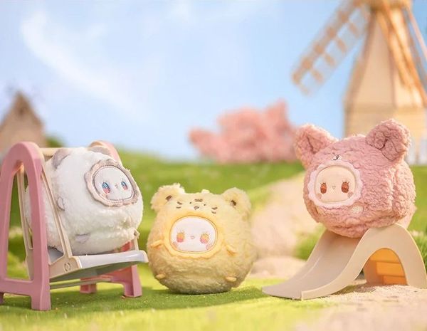 Đồ chơi Hộp Mù Lucky Emma Rua Rua Zoo Blind Box dễ thương mua trang trí bàn học làm việc kệ sách