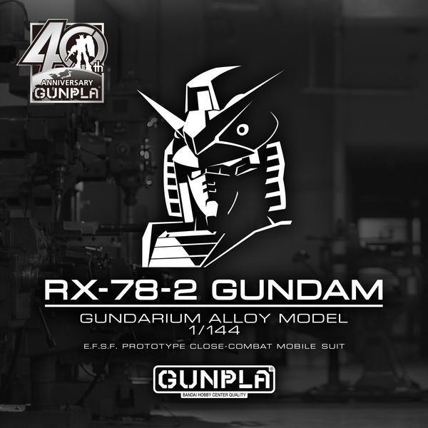 RX-78-2 Gundam Gundarium Alloy kỷ niệm 40 năm gundam