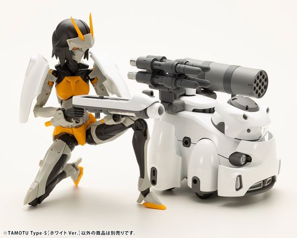 Mô hình lắp ráp Maruttoys Tamotu Type-S White Ver KP713 chính hãng Kotobukiya tạo dáng đa dạng