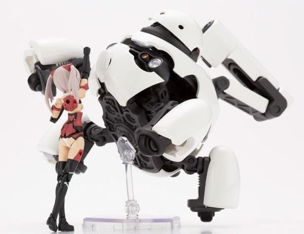 Mô hình Maruttoys Tamotu White Ver. - Kotobukiya KP545 có nhiều khớp cử động linh hoạt