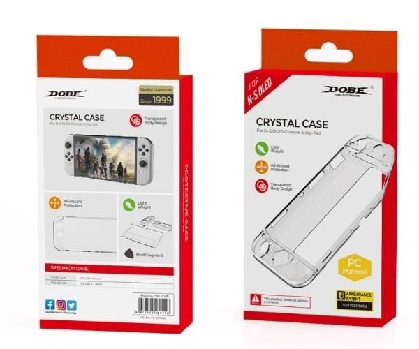 Case Ốp Trong Suốt Nintendo Switch OLED DOBE TNS-1133B Chính Hãng Tại nShop