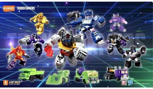 Hộp Mù Blokees Transformers Galaxy Version Defender 03 Heavy Metal War Có khớp linh hoạt