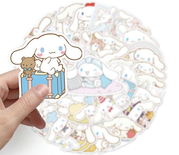Hình dán sticker Sanrio Cinnamoroll tổng hợp 50 cái bán ship COD CPN toàn quốc Việt Nam