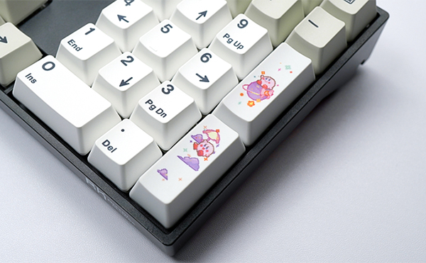 Set keycap phím cơ hình Kirby Star pixel retro giá rẻ nhất