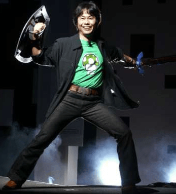 SHIGERU MIYAMOTO cha de zelda