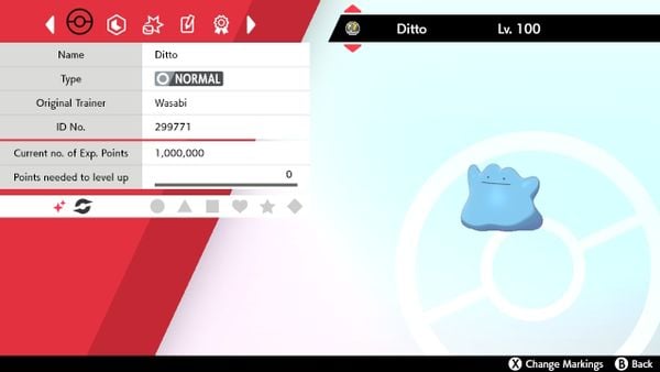 Pokemon Ditto để Perfect Breeding trong Pokemon Sword and Shield