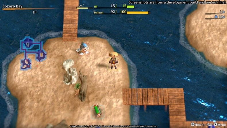 The Mystery Dungeon of Serpentcoil Island có một hệ thống ngục tối chứa đầy bí mật