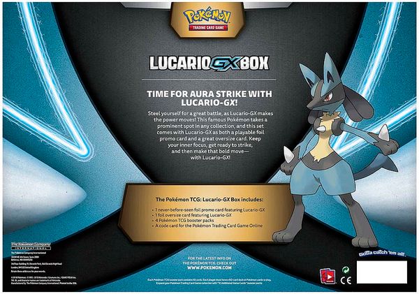 Lucario GX Box Pokémon TCG