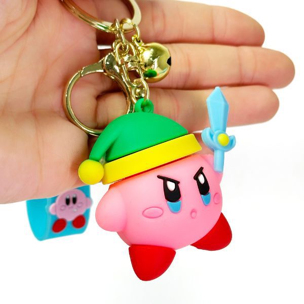 Shop bán Móc khóa mô hình Kirby đội mũ biến hình Link Zelda Kiếm