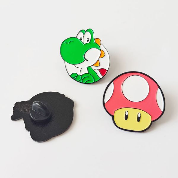 Shop bán pin Huy hiệu cài áo hình nhân vật Super Mario