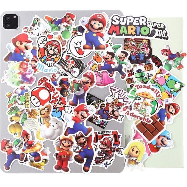 Shop bán sticker Mario rẻ nhất bộ 50 cái