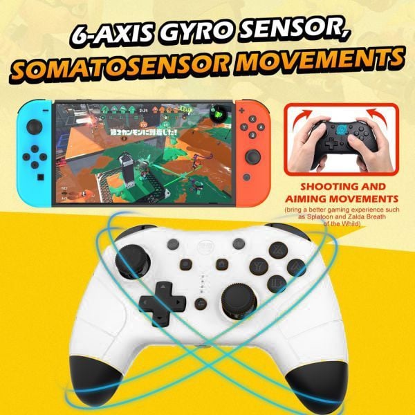 Shop bán tay cầm chơi game cho Nintendo Switch OLED hỗ trợ Macro Panda