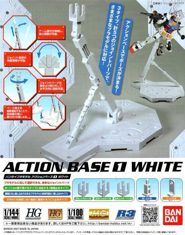 shop gundam bán Gundam Action Base 1 White