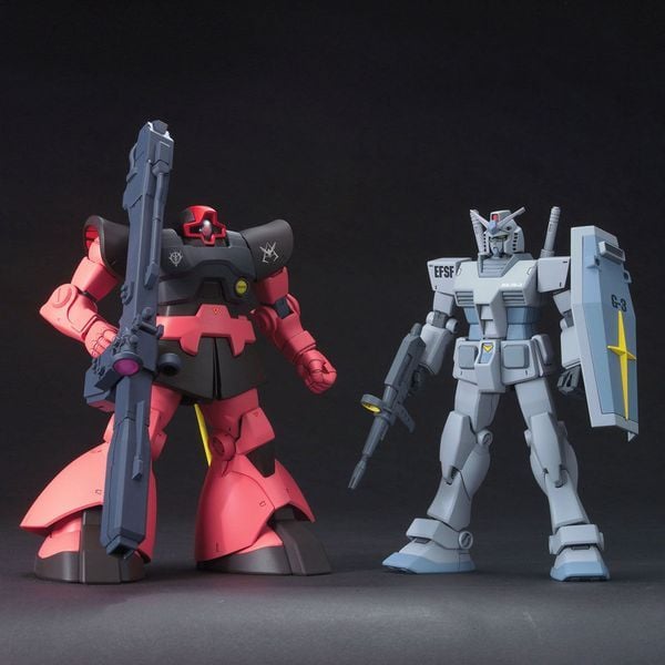 review RX-78-3 Gundam VS MS-09RS Rick-Dom Set HGUC