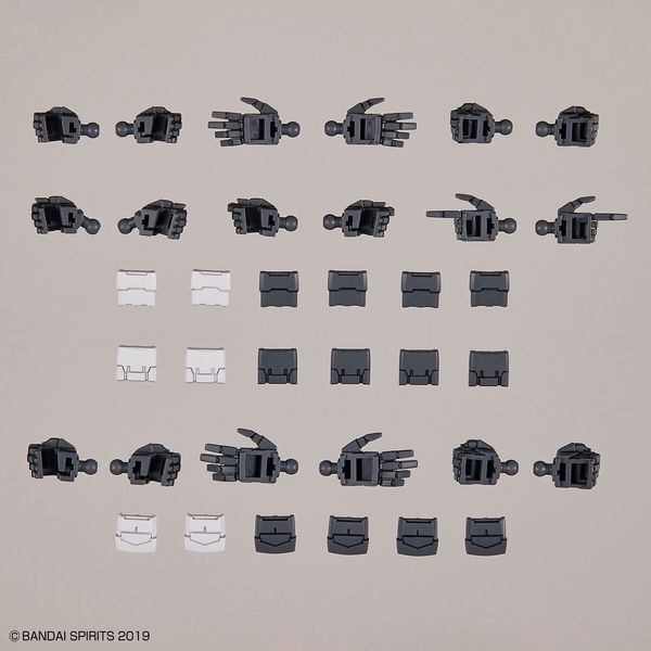 review Option Parts Set 12 Hand Parts Multi-Joint 30MM