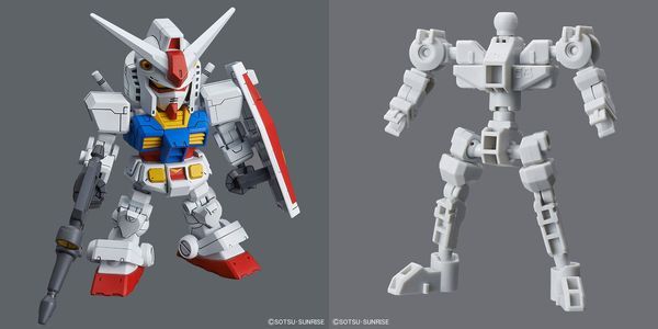 shop mô hình bán RX-78-2 Gundam SD Cross Silhouette Frame Set