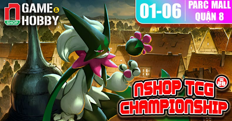 event nShop TCG Championship W28 parc mall bài pokemon one piece