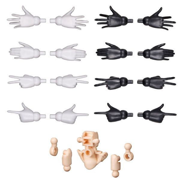 review Option Hand Parts White Black 30MS