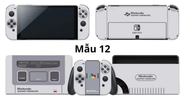 Skin dán in hình cho Nintendo Switch OLED SNES console