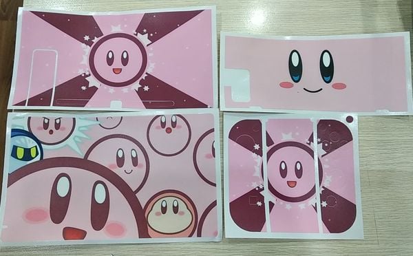 shop game bán Skin hình Nintendo Switch kirby