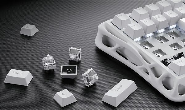 Bàn phím cơ GravaStar Mercury K1 Lite Snow White chính hãng chất lượng tốt tích hợp nhiều công nghệ hiện đại
