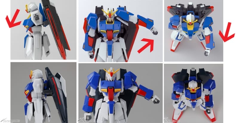 So sánh HG Zeta Gundam cũ và mới