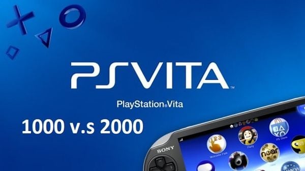 compare PS Vita 1000 and 2000