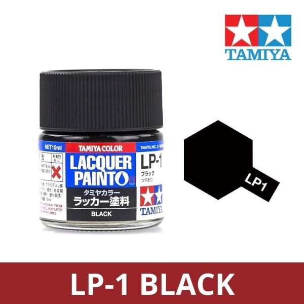 Sơn mô hình Tamiya Lacquer  LP-1 Black - 82101