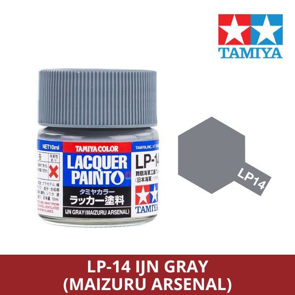 Sơn mô hình Tamiya Lacquer LP-14 IJN Gray Maizuru Arsenal - 82114