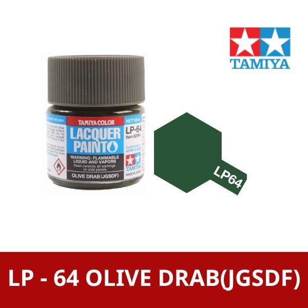 Sơn mô hình Tamiya Lacquer LP-64 Nato Black được sử dụng chuyên nghiệp