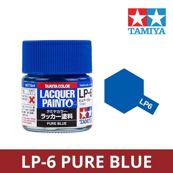 Sơn mô hình Tamiya Lacquer LP-6 Pure Blue - 82106