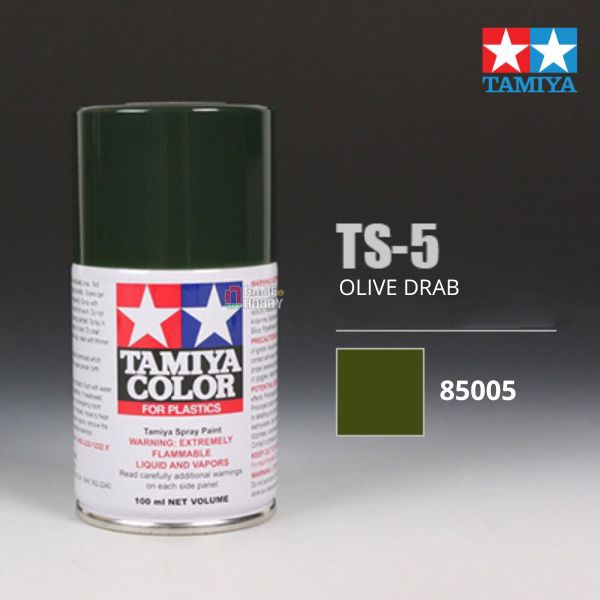 Sơn xịt mô hình Tamiya 85005 TS-5 Olive drab