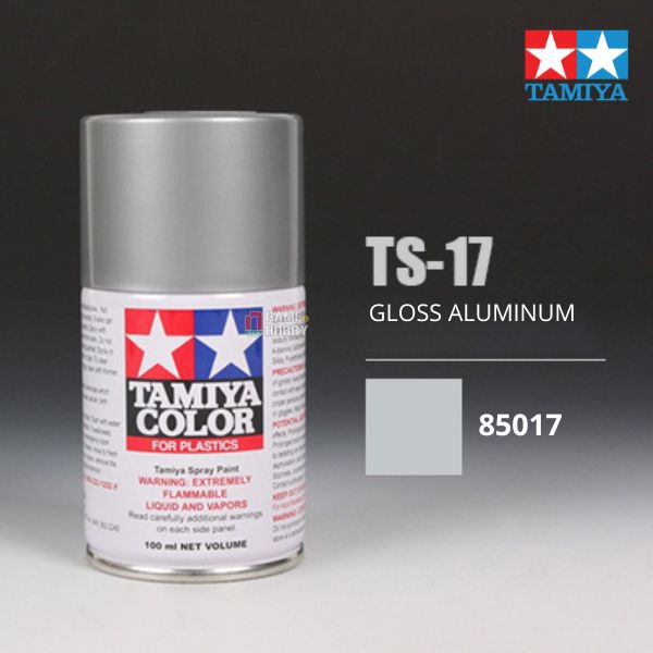 Sơn xịt mô hình Tamiya 85017 TS-17 Gloss Aluminum
