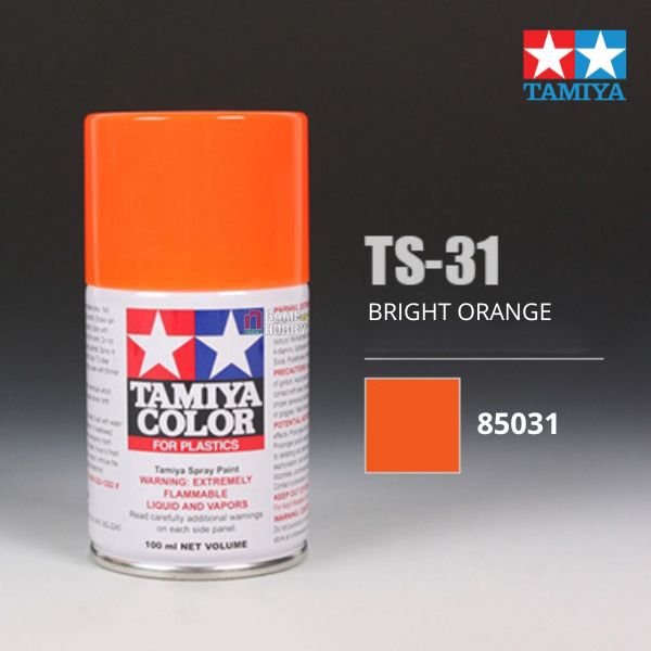 Sơn xịt mô hình Tamiya 85031 TS-31 Bright orange