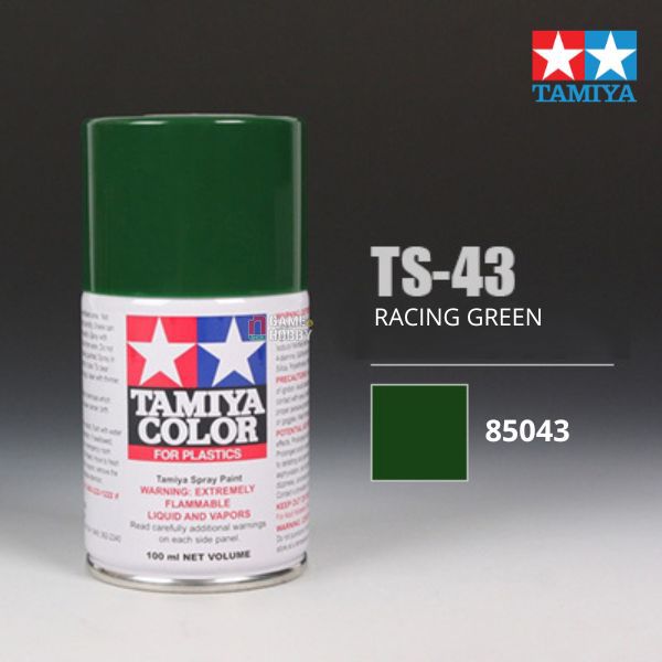 Sơn xịt mô hình Tamiya 85043 TS-43 Racing green