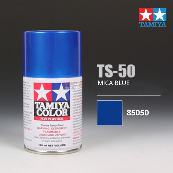 Sơn xịt mô hình Tamiya 85050 TS-50 Mica blue