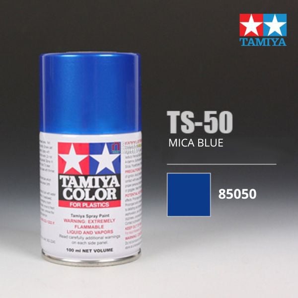 Sơn xịt mô hình Tamiya 85050 TS-50 Mica blue