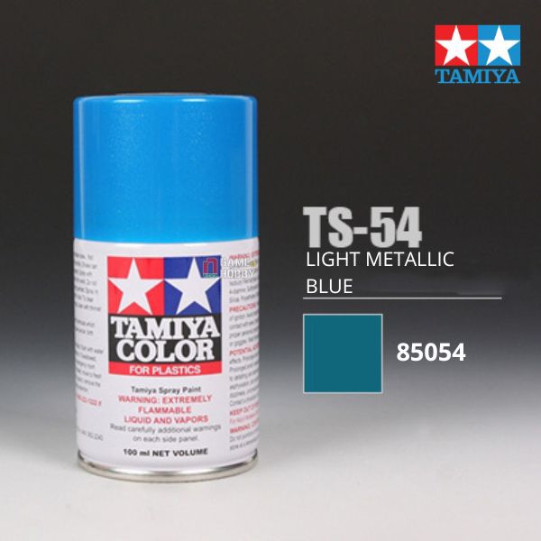 Sơn xịt mô hình Tamiya 85054 TS-54 Light Metallic Blue