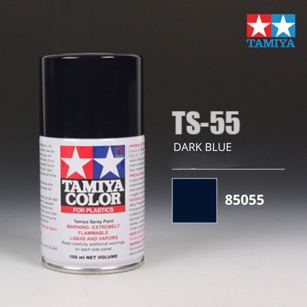 Sơn xịt mô hình Tamiya 85055 TS-55 Dark Blue