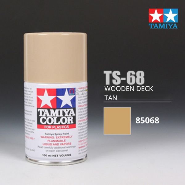 Sơn xịt mô hình Tamiya 85068 TS-68 Wooden deck tan