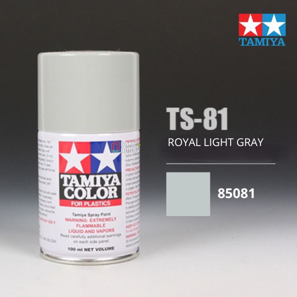 Sơn xịt mô hình Tamiya 85081 TS-81 Royal Light Gray