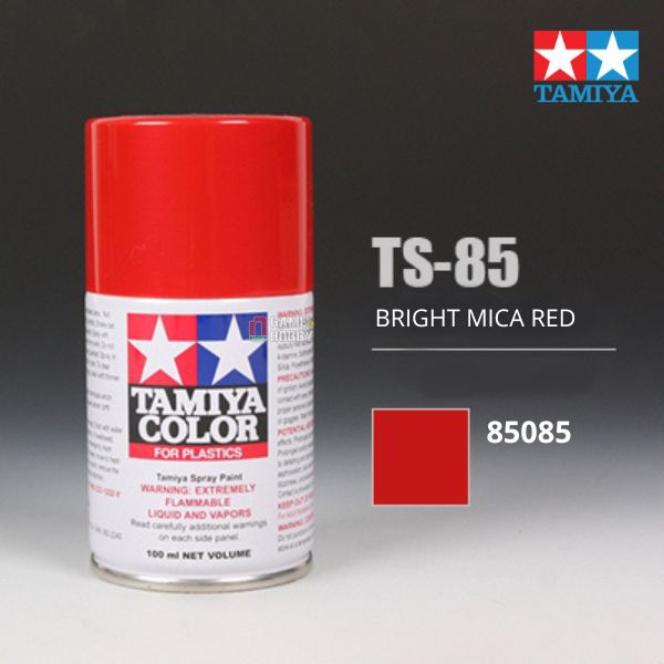 Sơn xịt mô hình Tamiya 85085 TS-85 Bright Mica Red