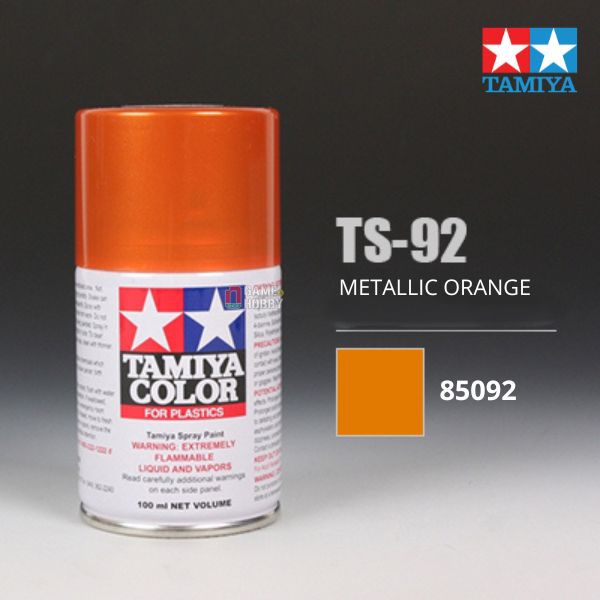 Sơn xịt mô hình Tamiya 85092 TS-92 Metallic Orange