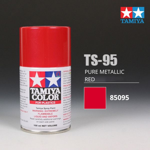 Sơn xịt mô hình Tamiya  85095 TS-95 Pure Metallic Red giá rẻ