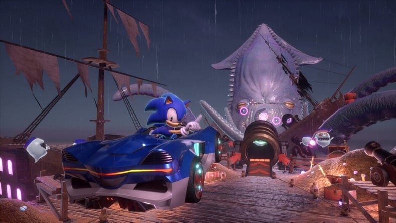 Chơi Sonic Racing: CrossWorlds, cùng nhím xanh chạy đua xuyên không thời gian